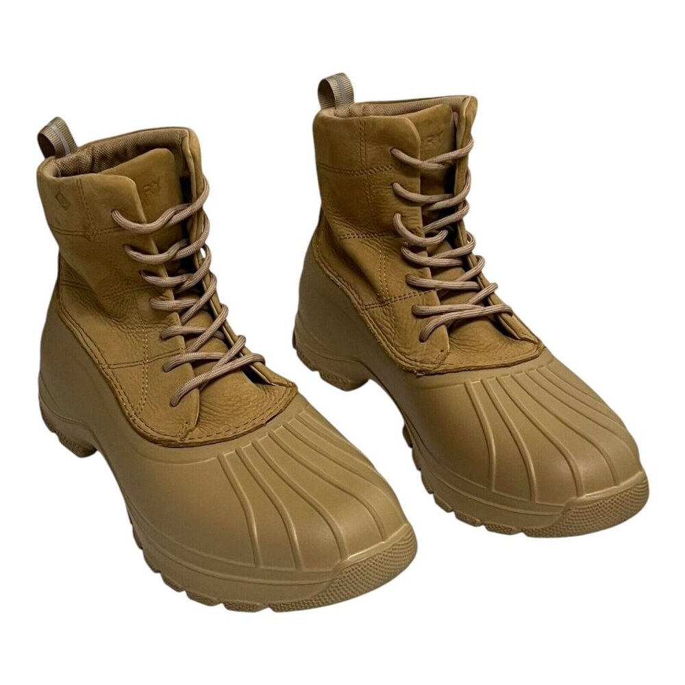 Women's Tan Lace-Up Boots